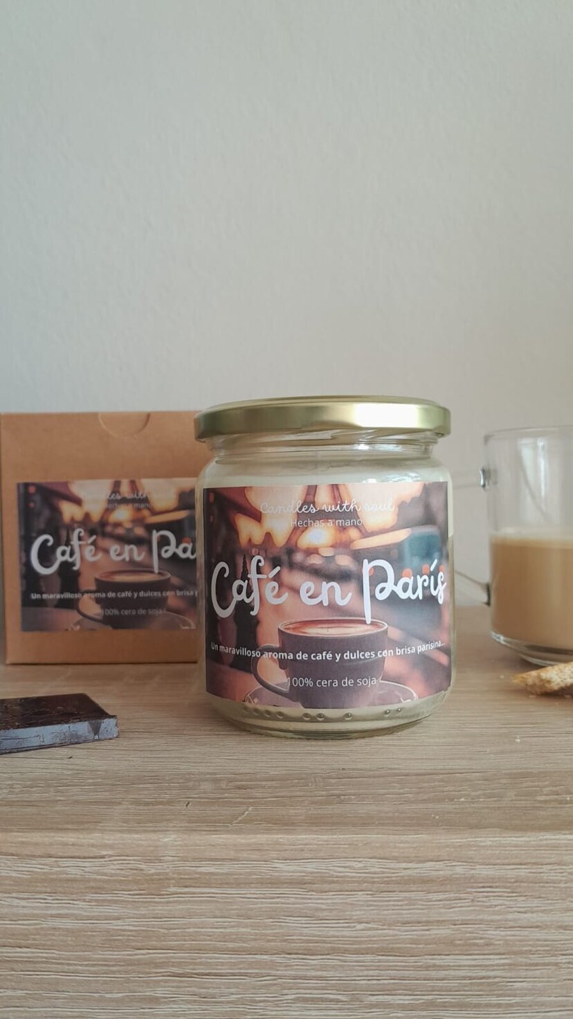 Vela aromatica "Café en París"