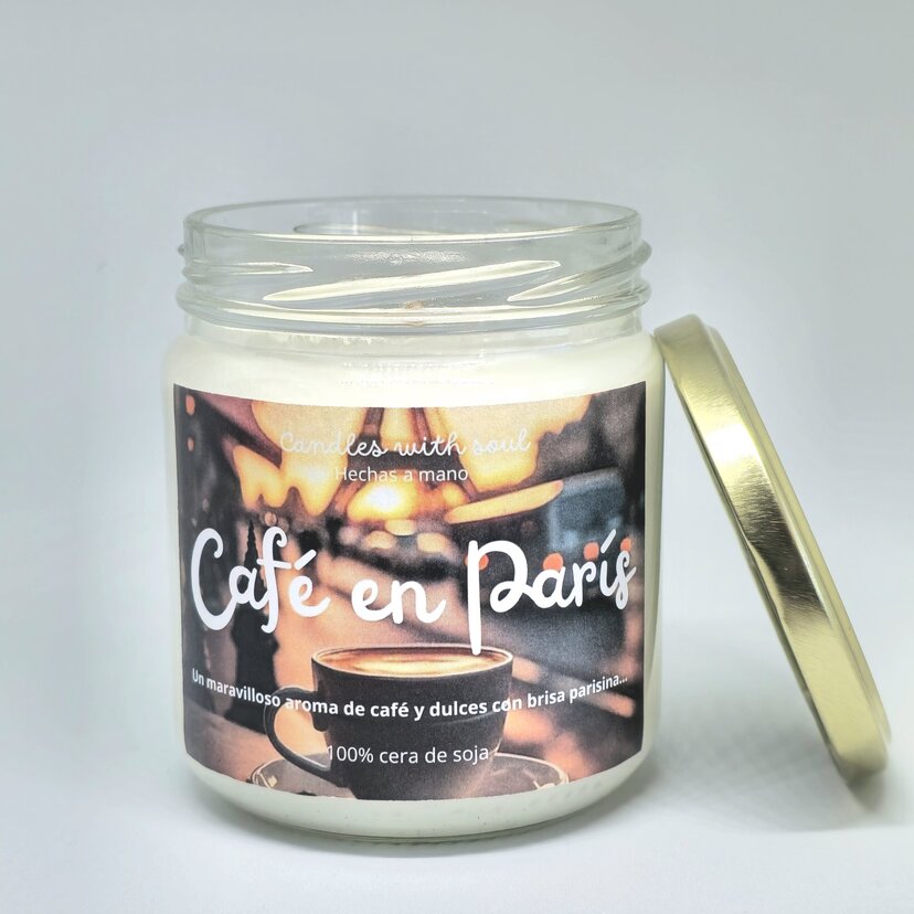 Vela aromatica "Café en París" - Imagen 2