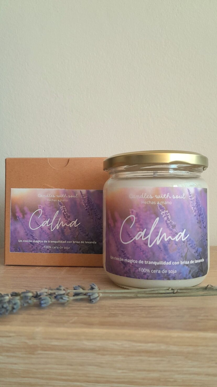 Vela aromática "Calma".