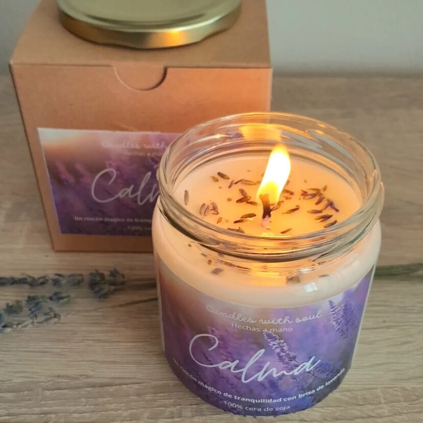 Vela aromática "Calma". - Imagen 2