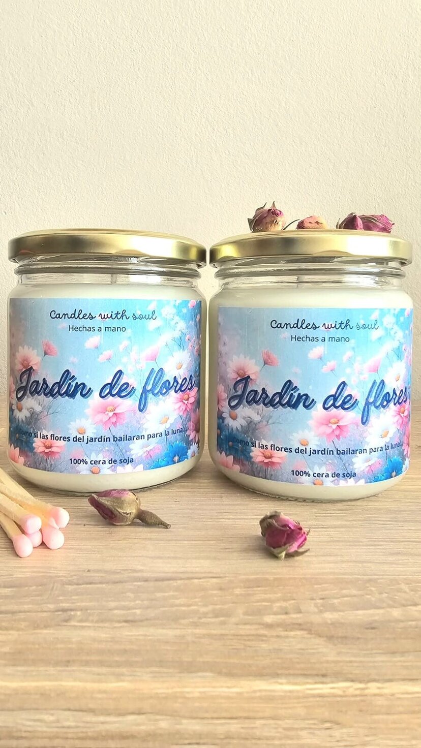 Vela aromática "Jardín de Flores"