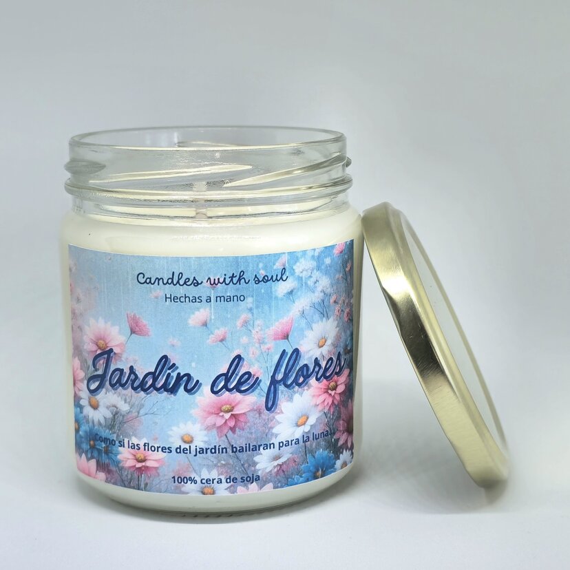 Vela aromática "Jardín de Flores" - Imagen 3