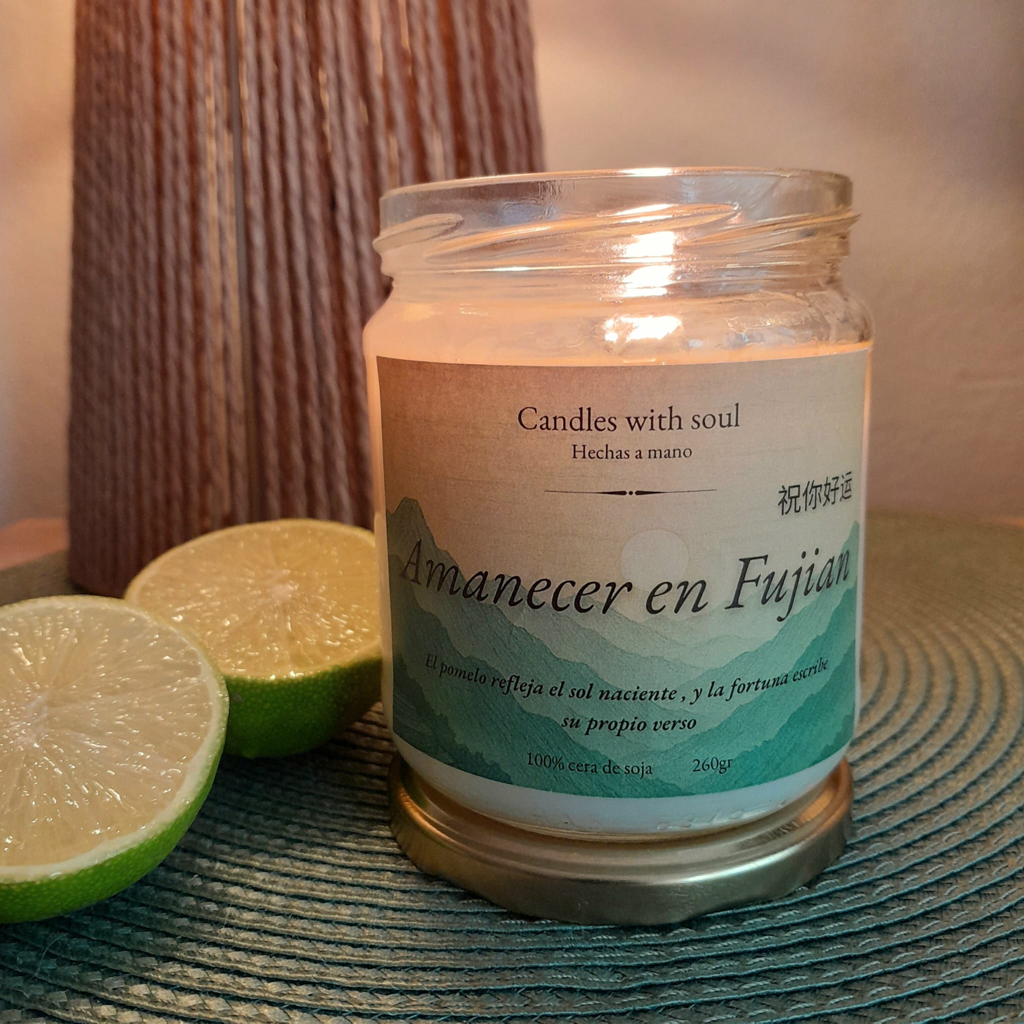 Vela aromática "Amanecer en Fujian" - Imagen 2